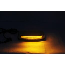 LED světelná oranžová rampa homologovaná 305x158 R10 R65 magnet, 12/24V
