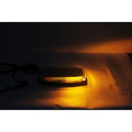 LED světelná oranžová rampa homologovaná 305x158 R10 R65 magnet, 12/24V