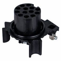 Zásuvka 13P 12/24V plastová