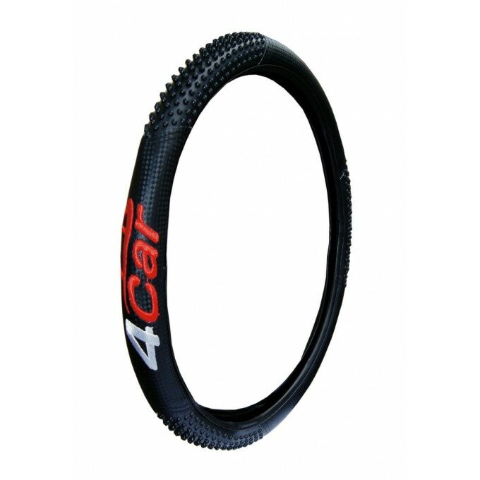 Potah na volant 4car, černý ( 37-39 cm)