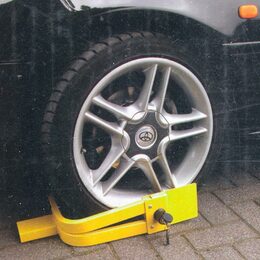 Botička na auto - zámek kola 13-15" trojramenný