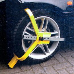 Botička na auto - zámek kola 13-15" trojramenný