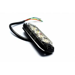 Výstražné LED světlo vnější oranžové, 12-24V 6LED 18W, ECE R65, 119x31 mm