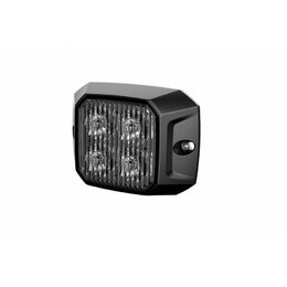 Výstražné LED světlo vnější oranžové, 12-24V 4LED 10W, ECE R65, ECE R10, 73x55 mm