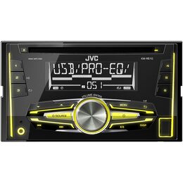 JVC 2DIN autorádio s CD/USB/2xAUX/Multicolor