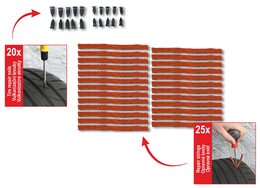Sada na opravu defektu pneumatiky 53 dílů