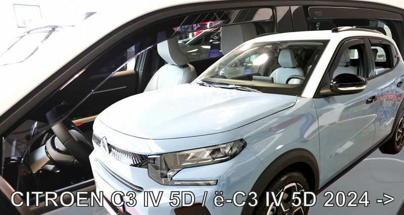Ofuky oken - Citroen C3 5D r.v. 2024->, (+zadní)