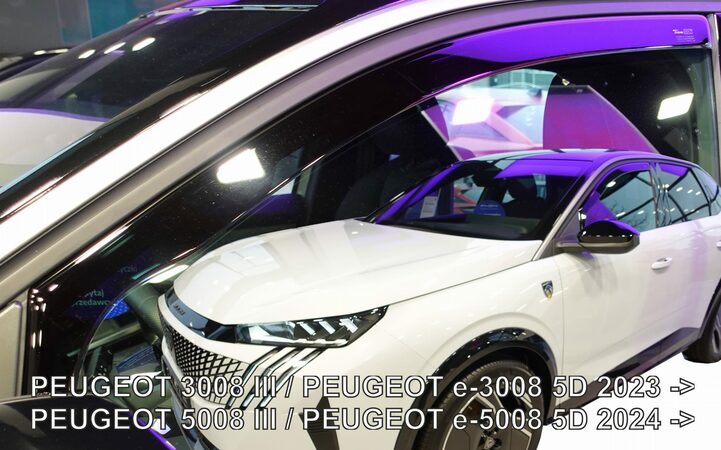 Ofuky oken - Peugeot 3008 5D r.v. 2023-> přední