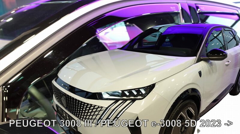 Ofuky oken - Peugeot 3008 5D r.v. 2023-> (+zadní)
