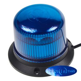 PROFI LED maják 12-24V 10x3W modrý magnet ECE R65