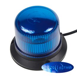 PROFI LED maják 12-24V 10x3W modrý ECE R65 121x90m