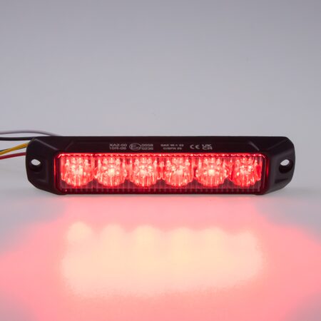PROFI výstražné LED světlo vnější, červené, 12-24V, ECE R65