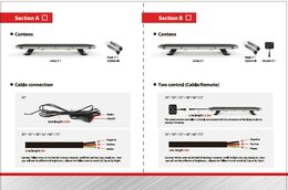 SLIM LED rampa 610mm, oranžová, 12-24V, 36+72LED, ECE R65