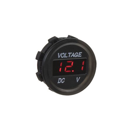 Digitální voltmetr 5-48V červený