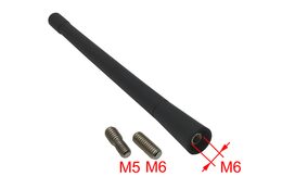 AM/FM anténní prut - 17,5cm gumový