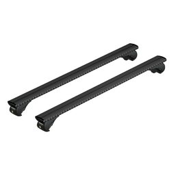 Střešní nosiče NORDRIVE SILENZIO RAIL M (120cm) na podélníky (černé tyče)