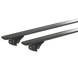 Střešní nosiče NORDRIVE SILENZIO RAIL M (120cm) na podélníky (černé tyče)