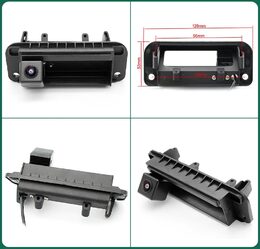 Kamera AHD/CVBS do vozu Mercedes C, E v madle kufru