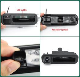 Kamera AHD/CVBS do vozu Ford v madle kufru