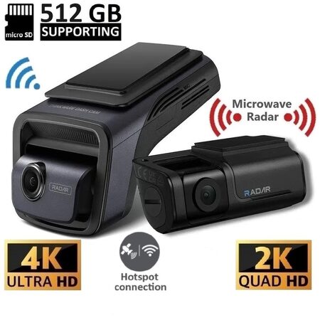 Autokamera 2-kanálová 4K+2K, mikrovlnný Radar senzor 2x Thinkware U3000 2CH