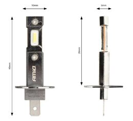 LED autožárovky H1 bílá Canbus, 12V, 60W, 5600 lm - 2 ks