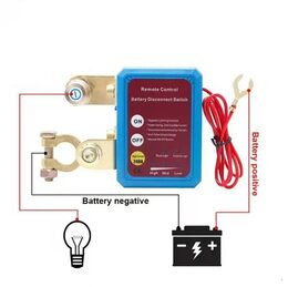 Relé pro spínání baterie 12-24V/240A, dálkové ovládání