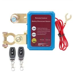 Relé pro spínání baterie 12-24V/240A, dálkové ovládání