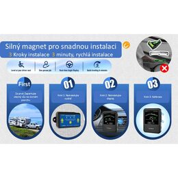 Náklonoměr s bezdrátovým displejem