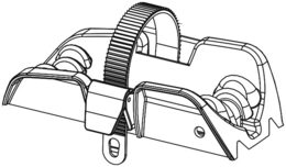 Náhradní objímka na kolo levá pro 02120