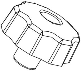 Náhradní matice plast pro 02120, 02125 a 02126