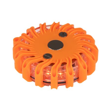 LED výstražné světlo 16LED, oranžové