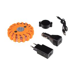 LED výstražné světlo 16LED, oranžové