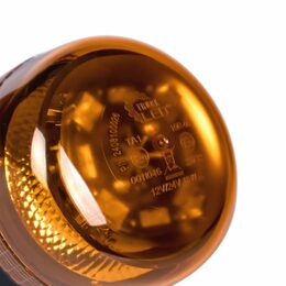PROFI LED maják oranžový 12-24V 8LED 18W magnet, ECE R65 136x92 mm