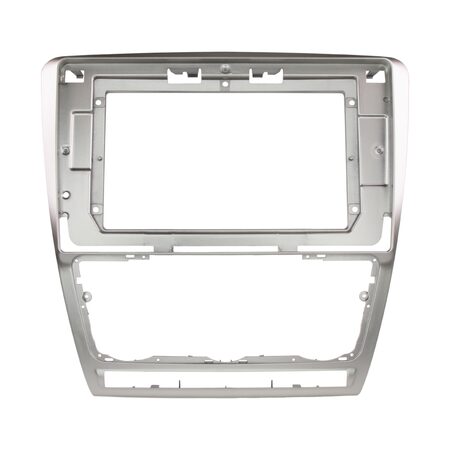 Redukce pro 10" autorádio Škoda Octavia 2008-2013, stříbrná