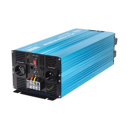 Sinusový měnič napětí z 12/230V + USB, 5000W