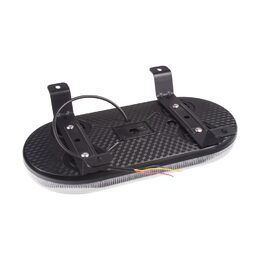 Mini LED rampa, oranžová, 60xLED, 12-24V, 412mm, ECE R65, pevná montáž