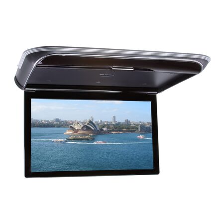 Stropní LCD monitor 17,3" s OS. Android USB/HDMI/IR/FM, dálkové ovládání se snímačem pohyb