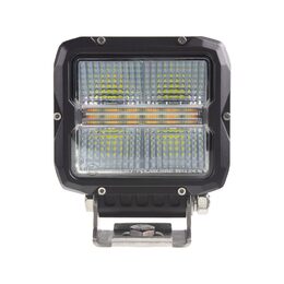 LED světlo obdélníkové bílé/oranžové/poziční, 60W, 105x117mm, ECE R65