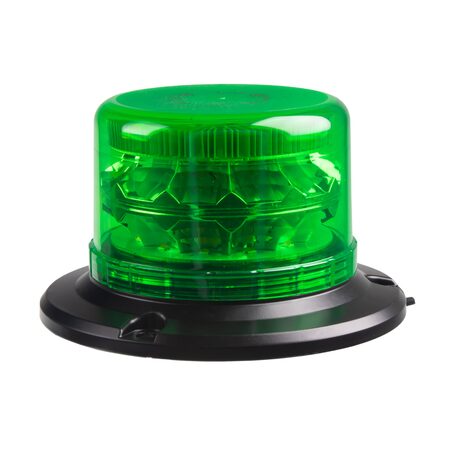 LED maják, 12-24V, 24xLED zelený, magnet