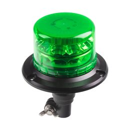 LED maják, 12-24V, 24xLED zelený, na hrot