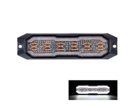 PROFI výstražné/poziční LED světlo, oranžové + bílé, 12-24V, ECE R65