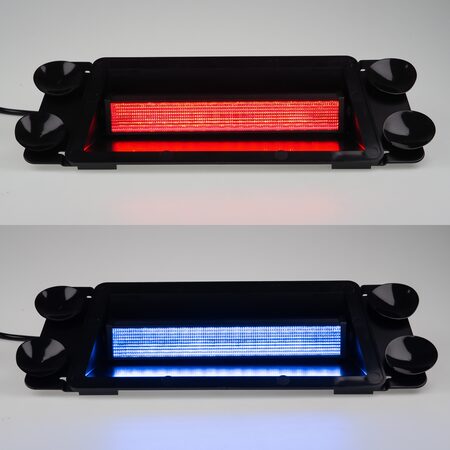 PREDATOR LED vnitřní, 24x LED 1,5W, 12/24V, červeno-modrý, ECE R65