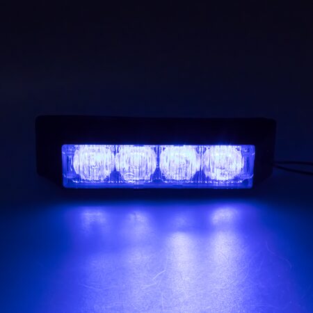 x PROFI výstražné LED světlo vnější, 12-24V, modré