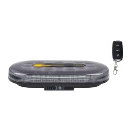 AKU LED rampa modrá/červená, 48xLED, magnet, 328mm, ECE R65 R10