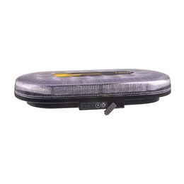 AKU LED rampa modrá/červená, 48xLED, magnet, 328mm, ECE R65 R10