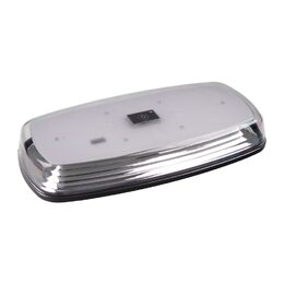 AKU LED rampa oranžová+bílá, 84LEDx0,5W, magnet, 12-24V, 304mm, ECE R65 R10