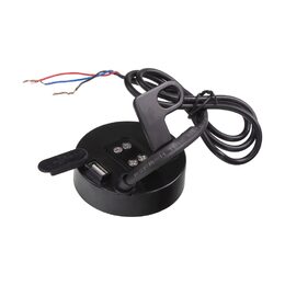 Voltmetr s teploměrem, hodinami a USB nabíječkou na motocykl