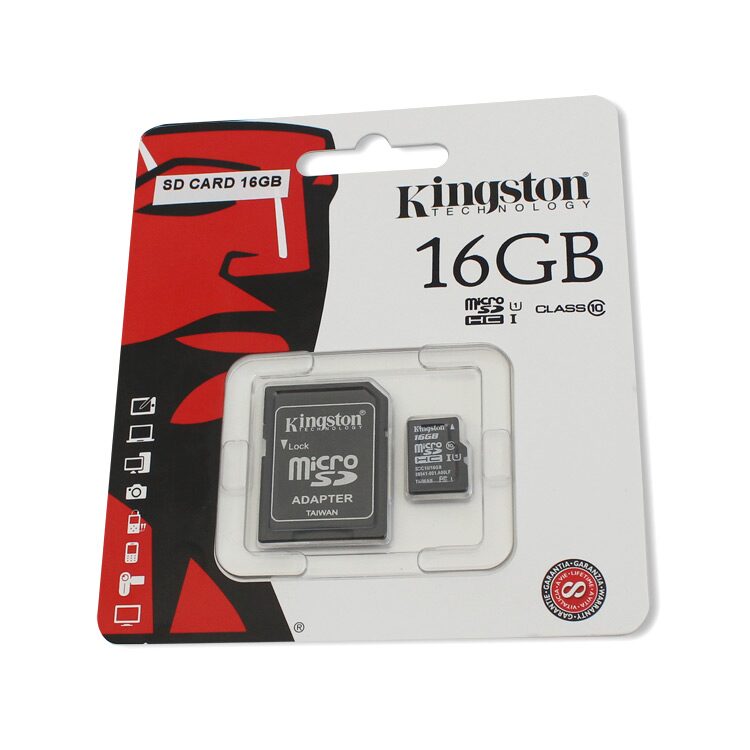 KINGSTON mikro SDHC karta SD CARD 16GB