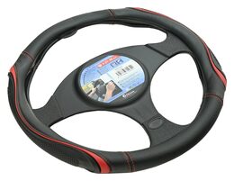 Potah volantu TEAR červený