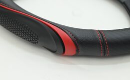 Potah volantu TEAR červený